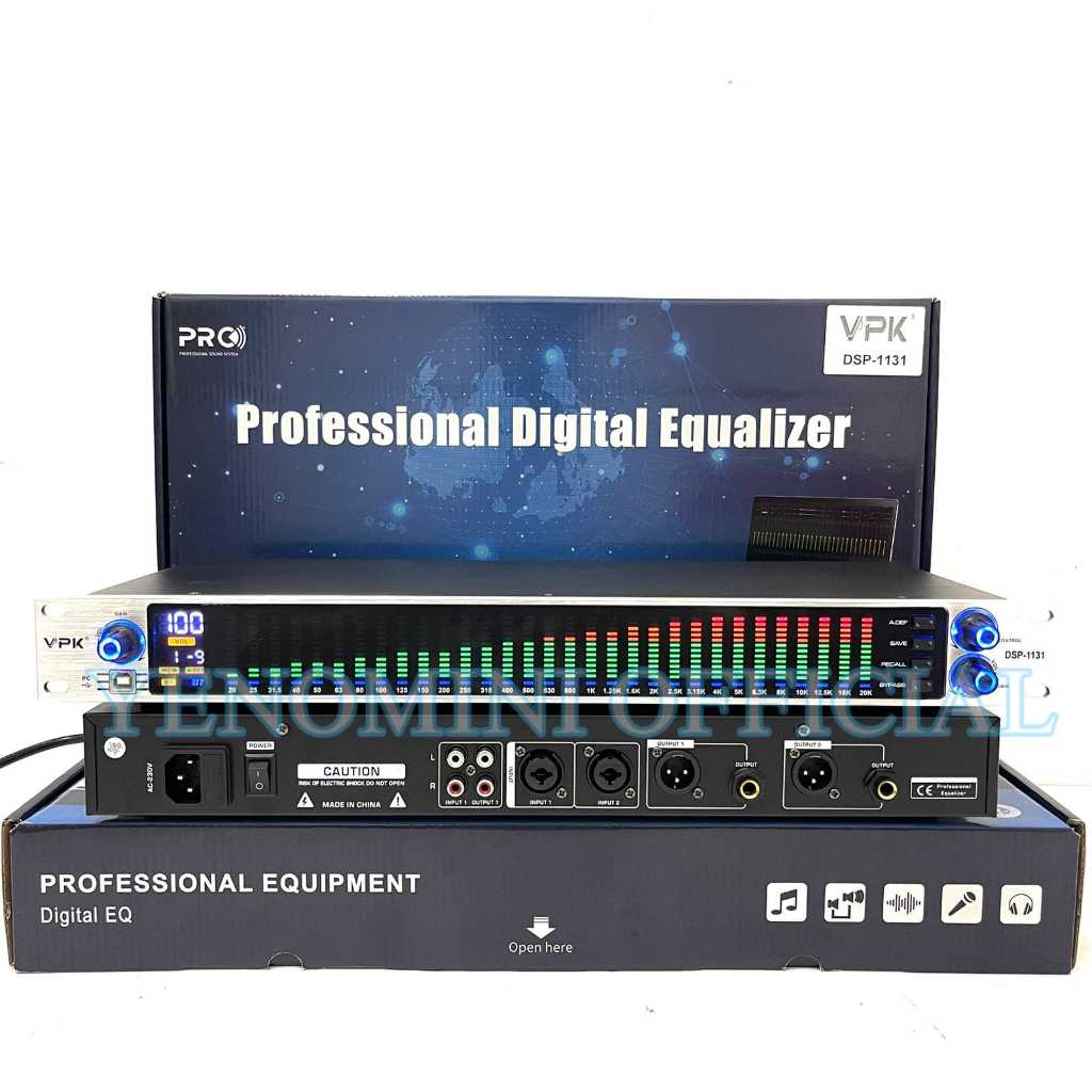 Equliser Digital VPK DSP 1131 Original Equalizer Digital VPK1131 Vpk Dsp1131 Bagus ( Bisa COD )