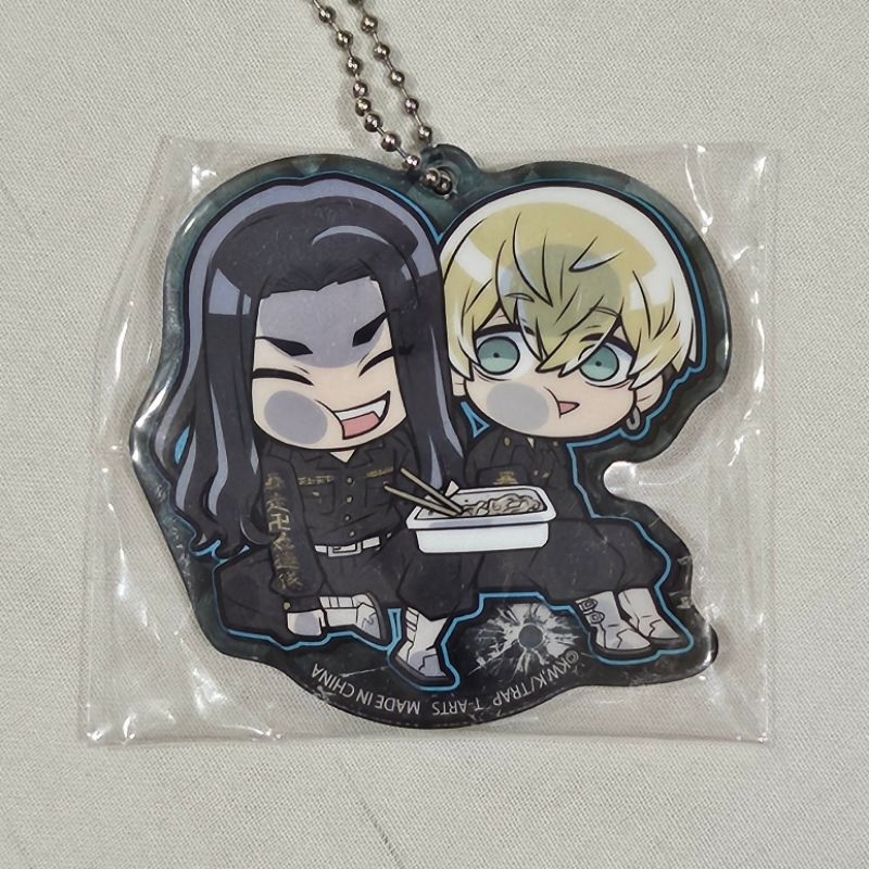 baji & chifuyu bajifuyu tokyo revengers gashapon acrylic keychain tokrev