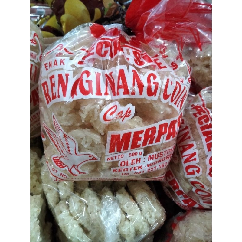 

rengginang koin mentah