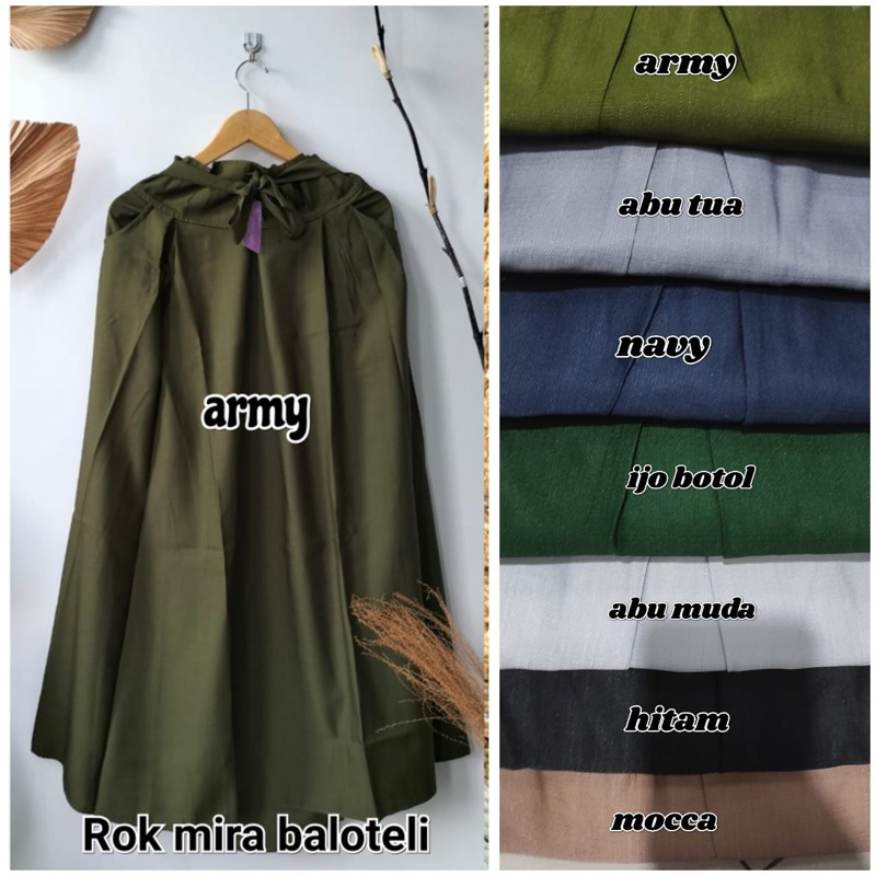 AZ13-rok keren rok kekinian rok baloteli simpel rok panjang bahan katun twill premium rok cargo jumb