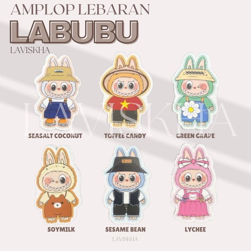

Tk1- Amplop Lebaran / Thr Labubu 2025 Lucu Viral
