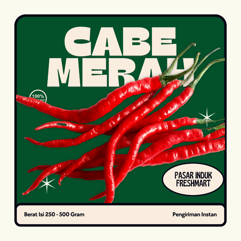 

CABE MERAH / CABAI MERAH I TERJAMIN DARI PASAR INDUK FRESHMART
