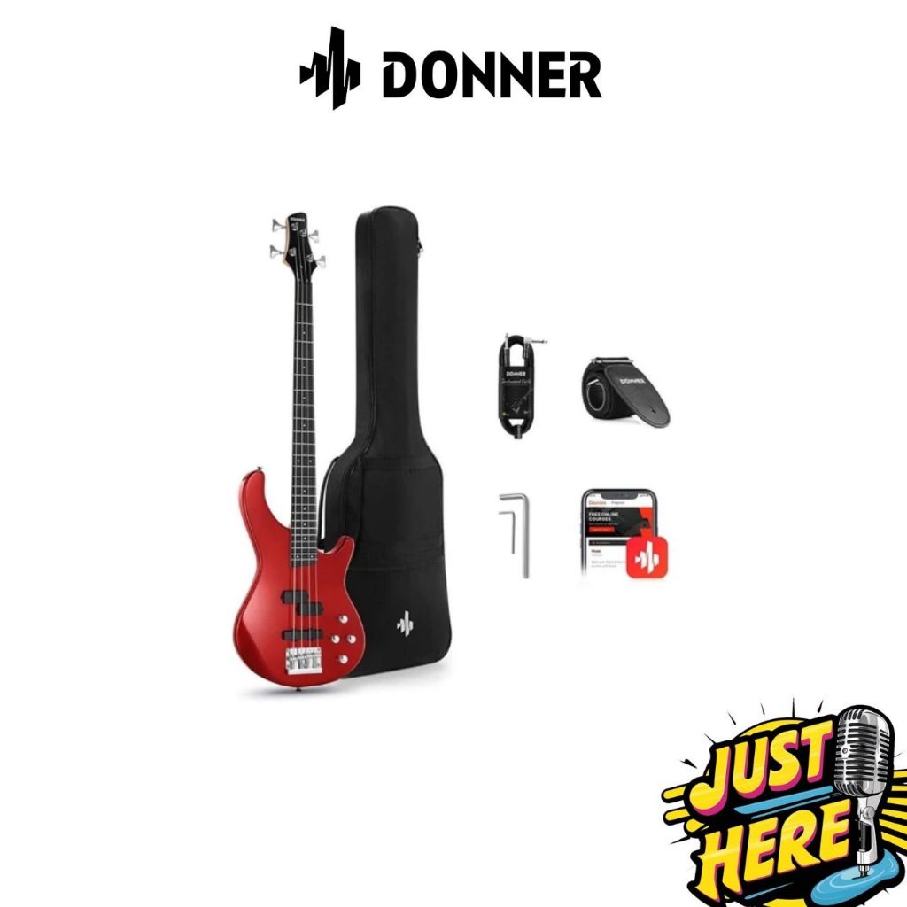 Electric Bass Donner DPJ-100R
