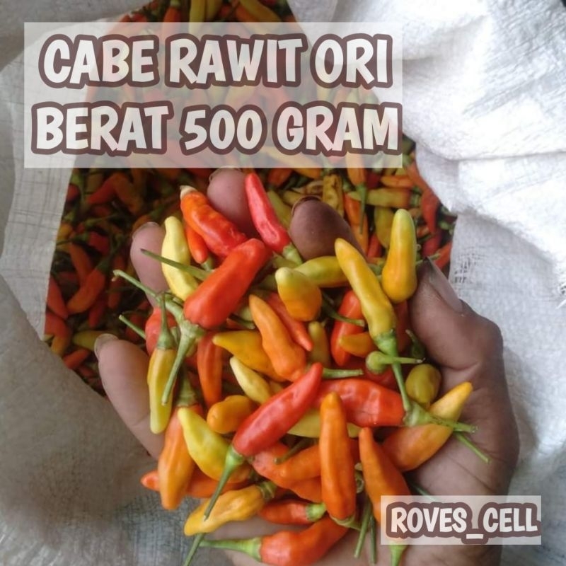 

CABE RAWIT CABE ORI 500GR FRESH CABE JENIS ORI