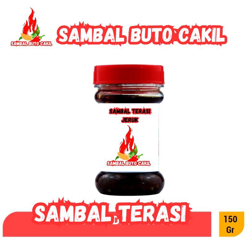 

[ PAKET HEMAT 3 BOTOL ] Sambal TERASI 150gr / sambel enak / sambel pedes / sambel rumahan