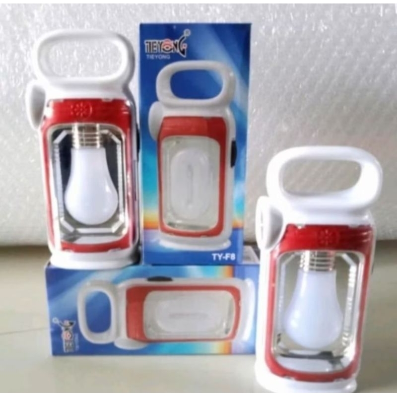 lampu LED senter bohlam emergency tieyong-f8 lampu emergency baterai//non baterai