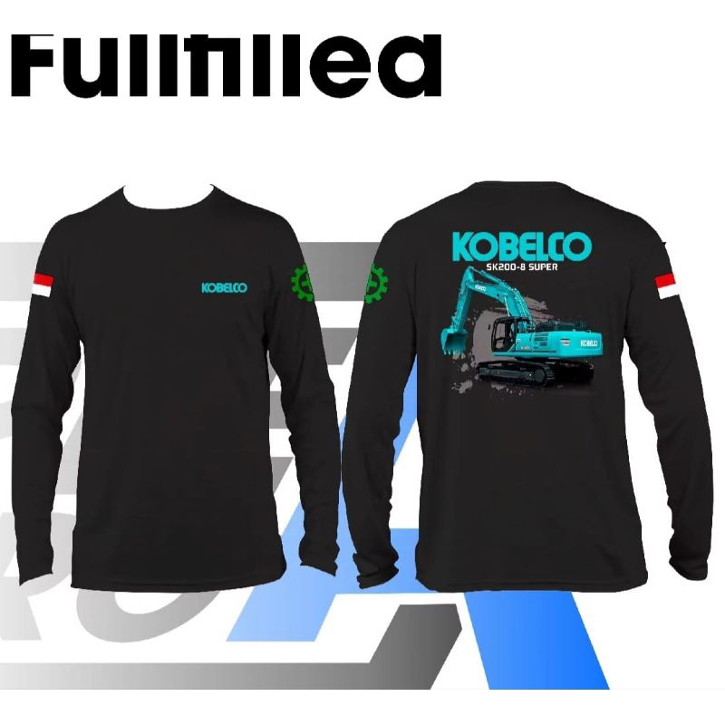 KAOS LENGAN PANJANG KOBELCO MODEL TERBARU