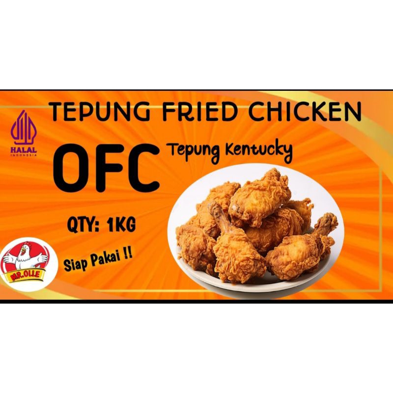 

tepung Fried Chicken. serbaguna 1 kg. siap pakai