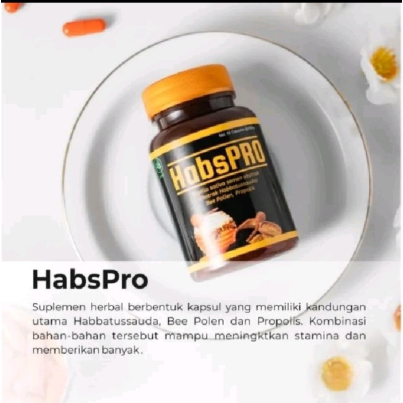 HABSPRO original 100% asli paduan Habbatussauda propolis dan Bee Pollen