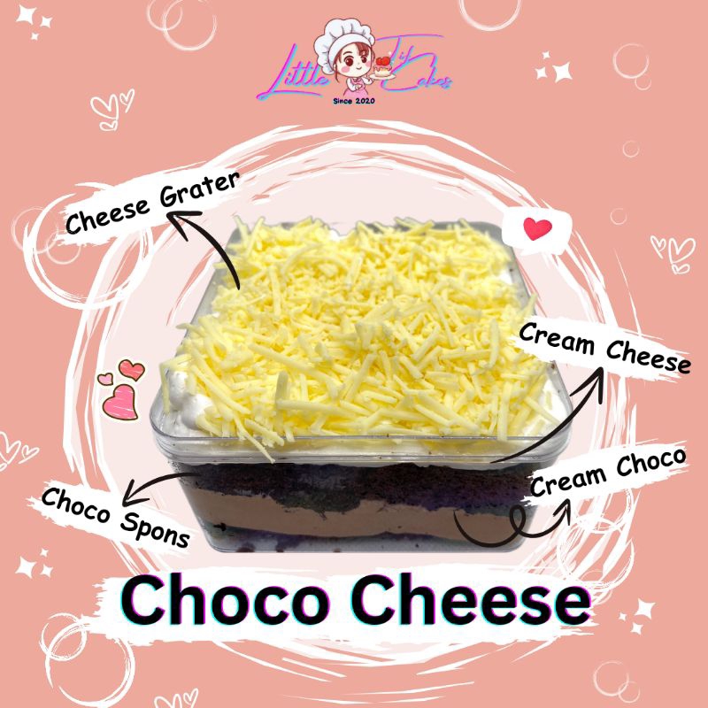 

Choco Cheese Dessert Box ±500ml (10x10x6)