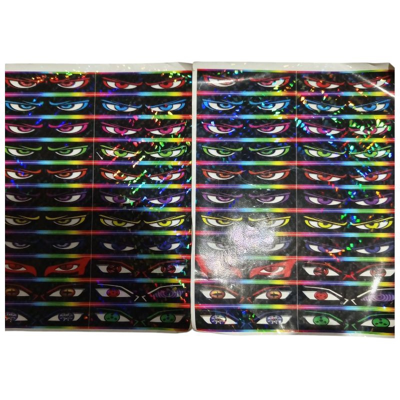 

1 Lembar Stiker Mata Hologram 33x26 cm