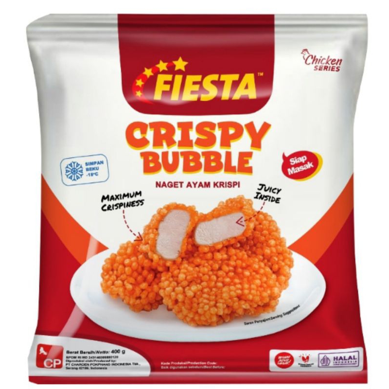 

FIESTA CRISPY BUBBLE 400 GR(KEMASAN TERBARU)