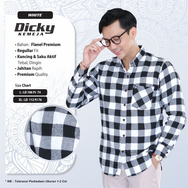 Kemeja Flanel Dicky kemeja By Zarra gallery fashion