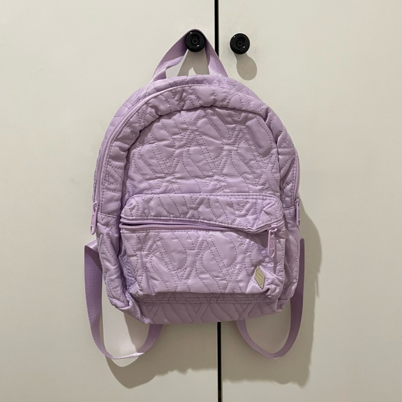 [PRELOVED] Skechers Jetsetter Women's Quilted Backpack - Purple | skechers mini backpack