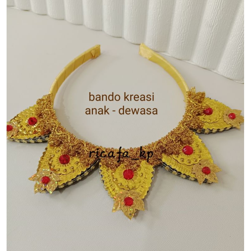 bando kreasi - bando tari - bando karnaval - bando daun emas