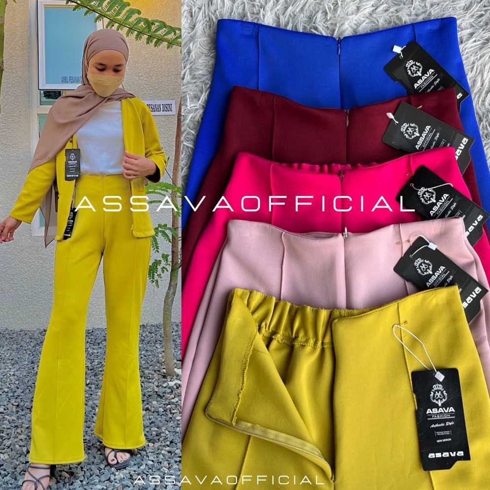 KODE E84H CELANA CUTBRAY WIDE LEG  CUTBRAY BASIC PANTS  CELANA FASHION WANITA  KULOT SCUBA PREMIUM