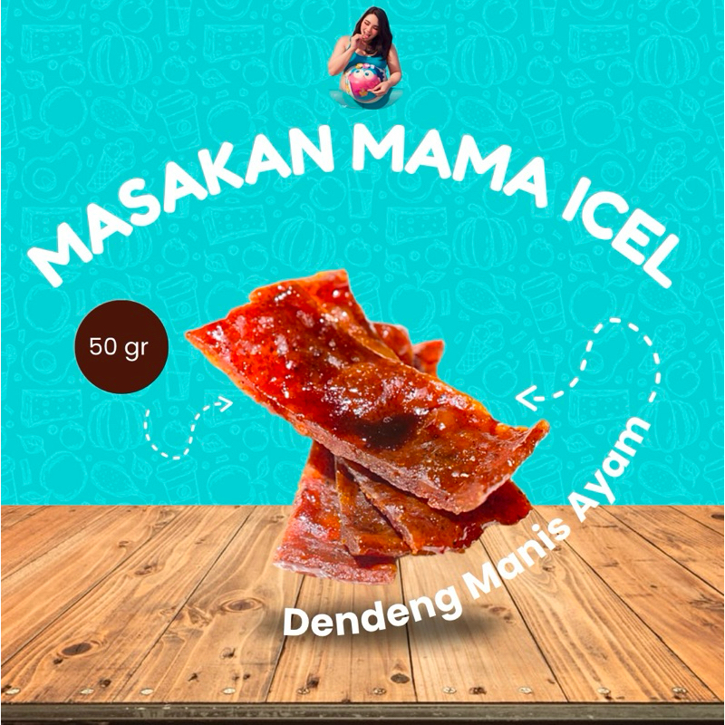 

Dendeng Manis Ayam Original 50gr [Masakan Mama Icel]