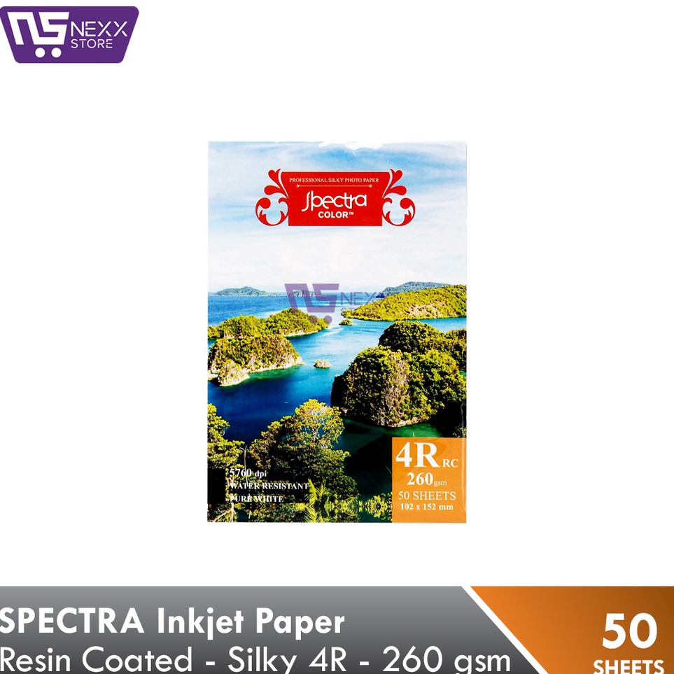 

KODE W65C SPECTRA RC Inkjet Paper SILKY 4R 26gsm