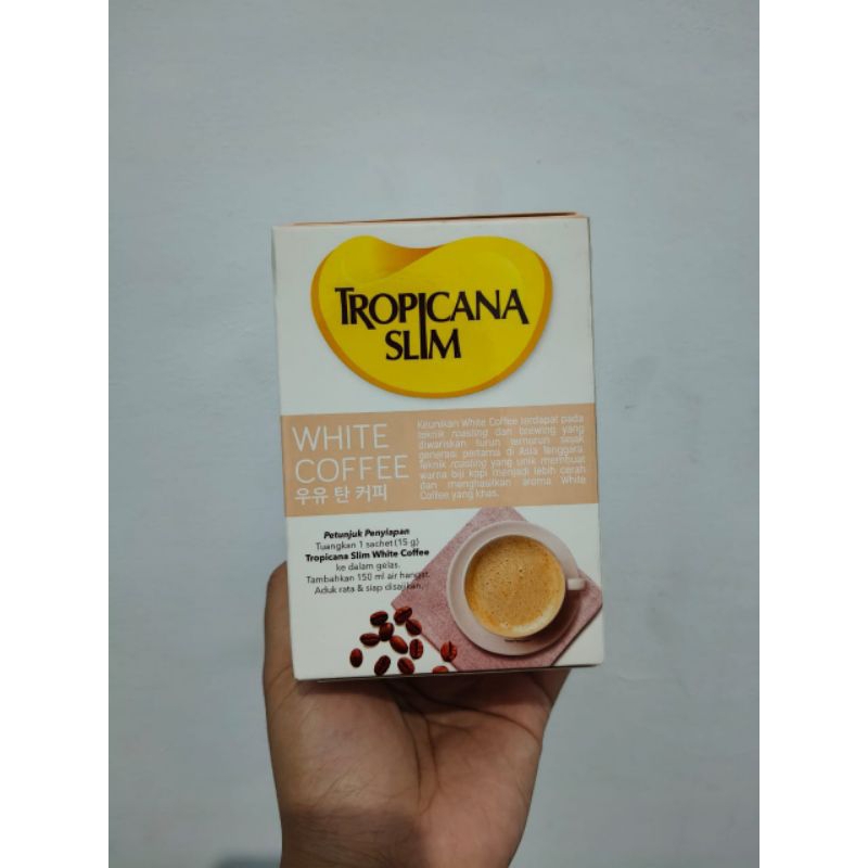 

Tropicana Slim White Coffee isi 4 sachet
