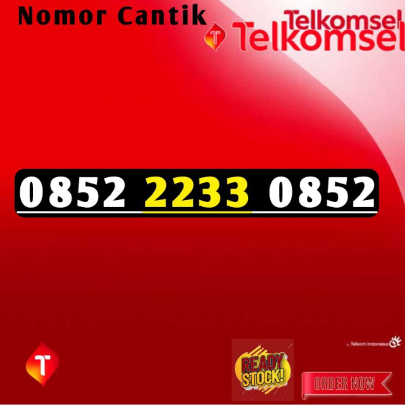 KARTU PERDANA NOMOR CANTIK TELKOMSEL KARTU AS 0852 2233 0852