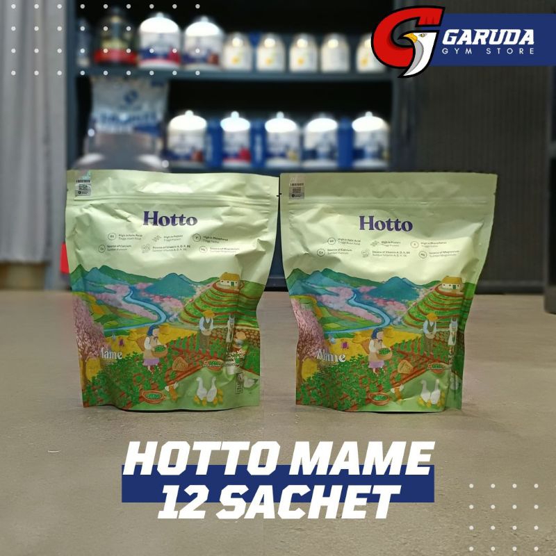 

Hotto Mame 1 Pouch - Protein Edamame Multigrain 12 Sachet