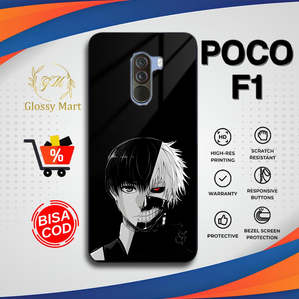 Case Xiaomi Poco F1 Terbaru Anime Hardcase Softcase Glossy Termurah Casing Poco F1 Kesing Terlaris