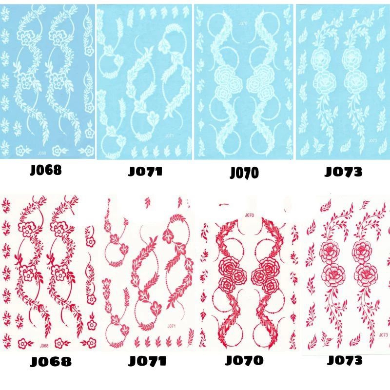 HENA KAKI/STICKER HENA INSTAN NAIL ARTS