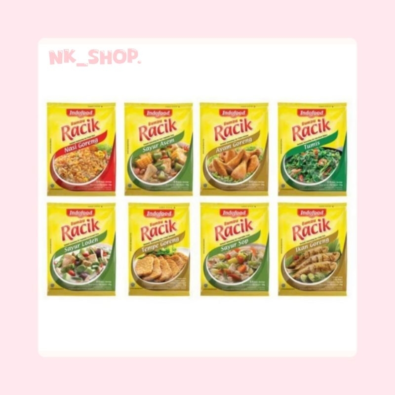 

INDOFOOD | Racik Bumbu Instan 20gr - 1 Renceng isi 10 pcs