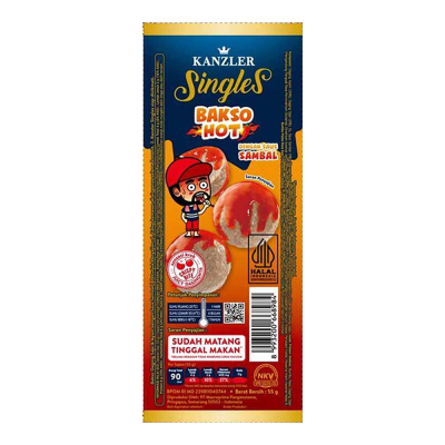 

Kanzler Bakso Pedas 48g