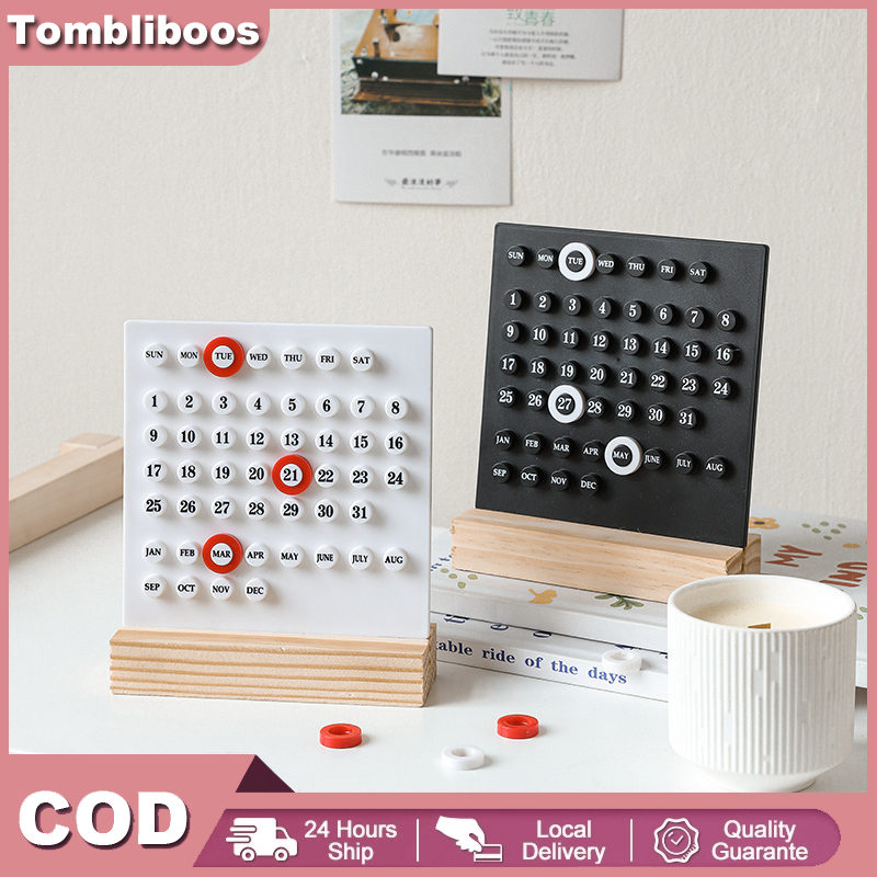 

Kalender Meja Abadi Permanent Calendar Diy Kalender Ornamen dekoratif berkualitas tinggi