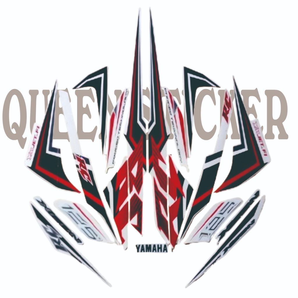 STICKER STRIPPING LIST BODY STANDART YAMAHA XEON RC 2014