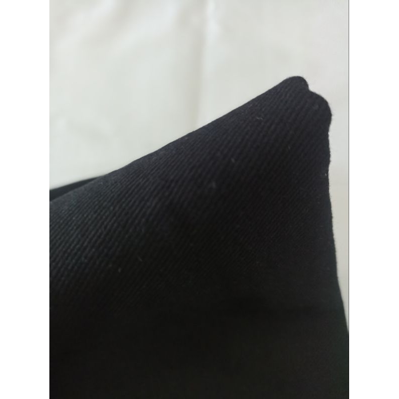 KAIN DENIM HITAM NON STRETCH TEBAL JEANS HITAM TIDAK MELAR