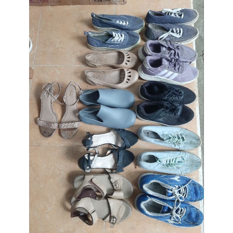 Preloved Sandal Sepatu Wanita Pria