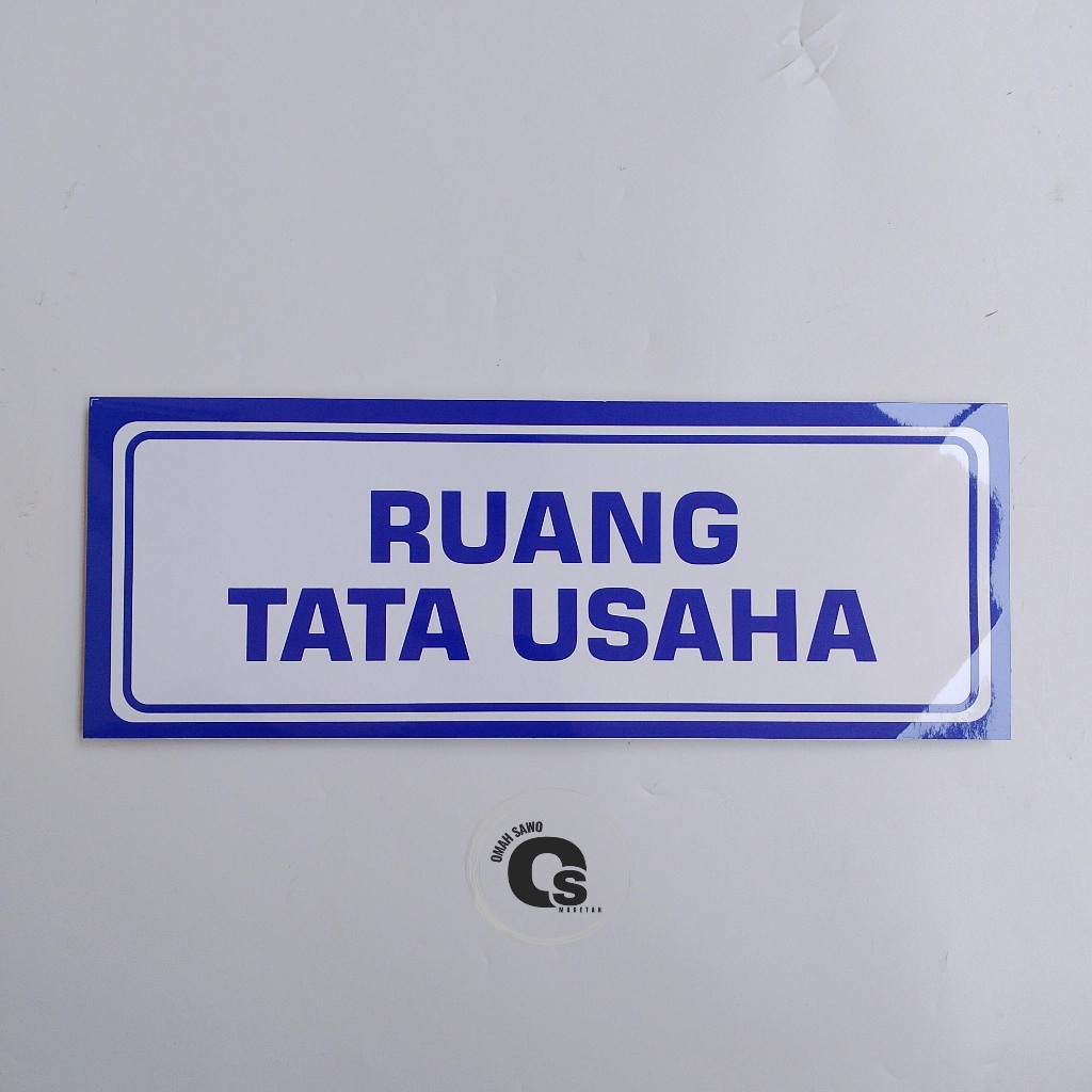 

Stiker Ruang Tata Usaha - Nama Ruang Di Sekolah - Stiker Vinyl