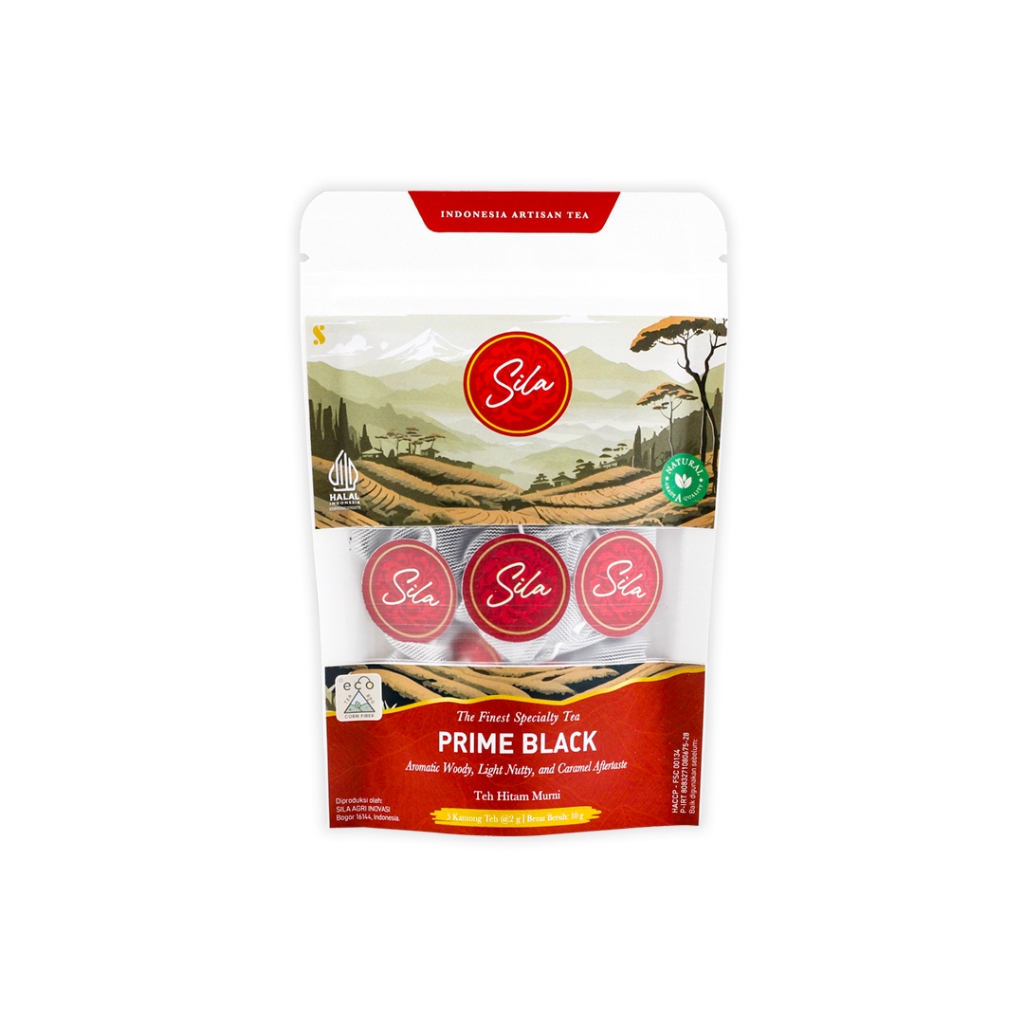 

Sila Specialty Tea | Prime Black | White Kraft Pouch | Teh Premium | Black Tea