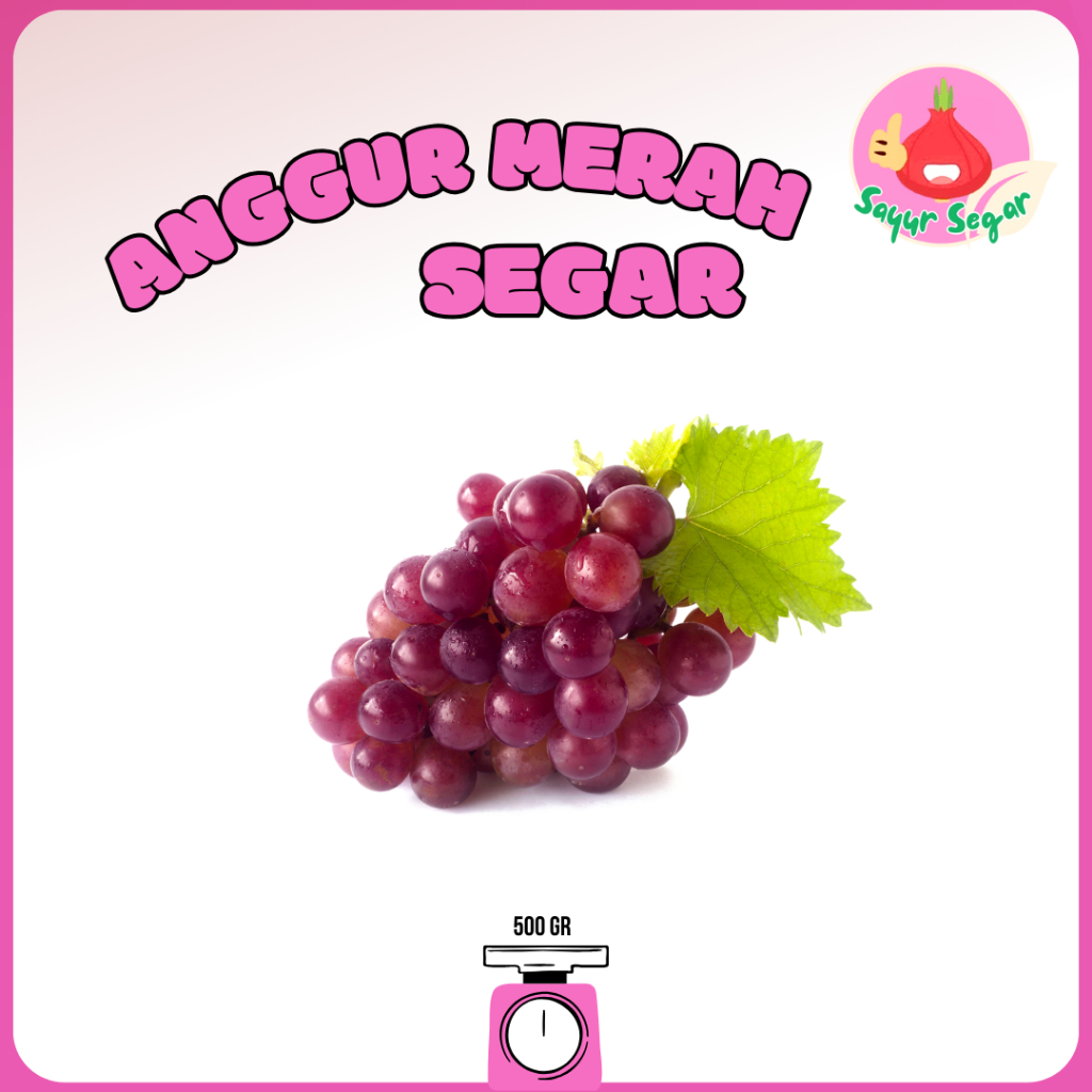 

Sayur Segar - Anggur Merah / Red Grapes