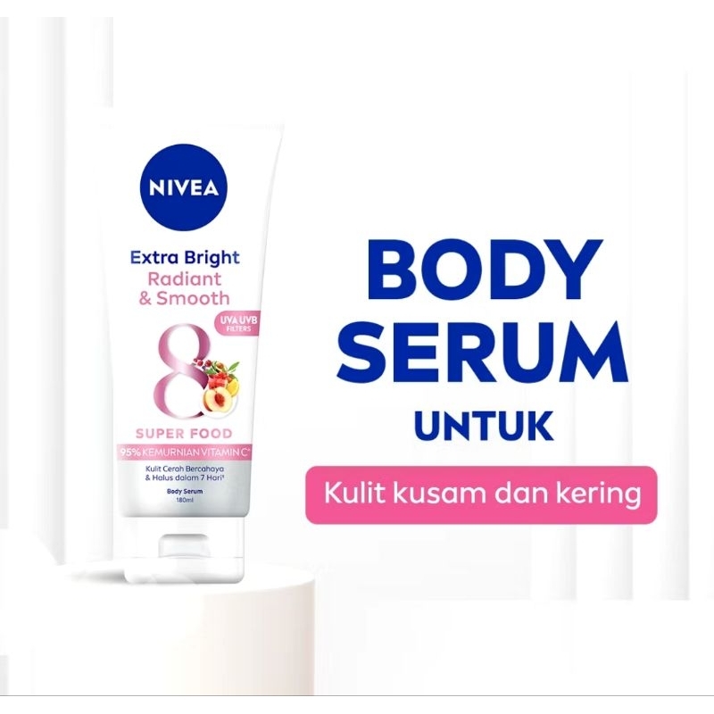 BARU! NIVEA BODY SERUM RADIANT & SMOOTH 180
