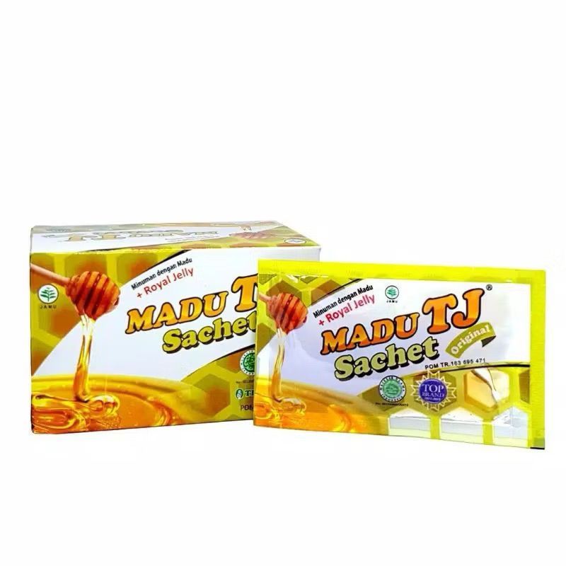 

Madu TJ Sachet Rasa Original 1Box isi 12 sachet @20gr Minuman Dengan Madu + Royal Jelly