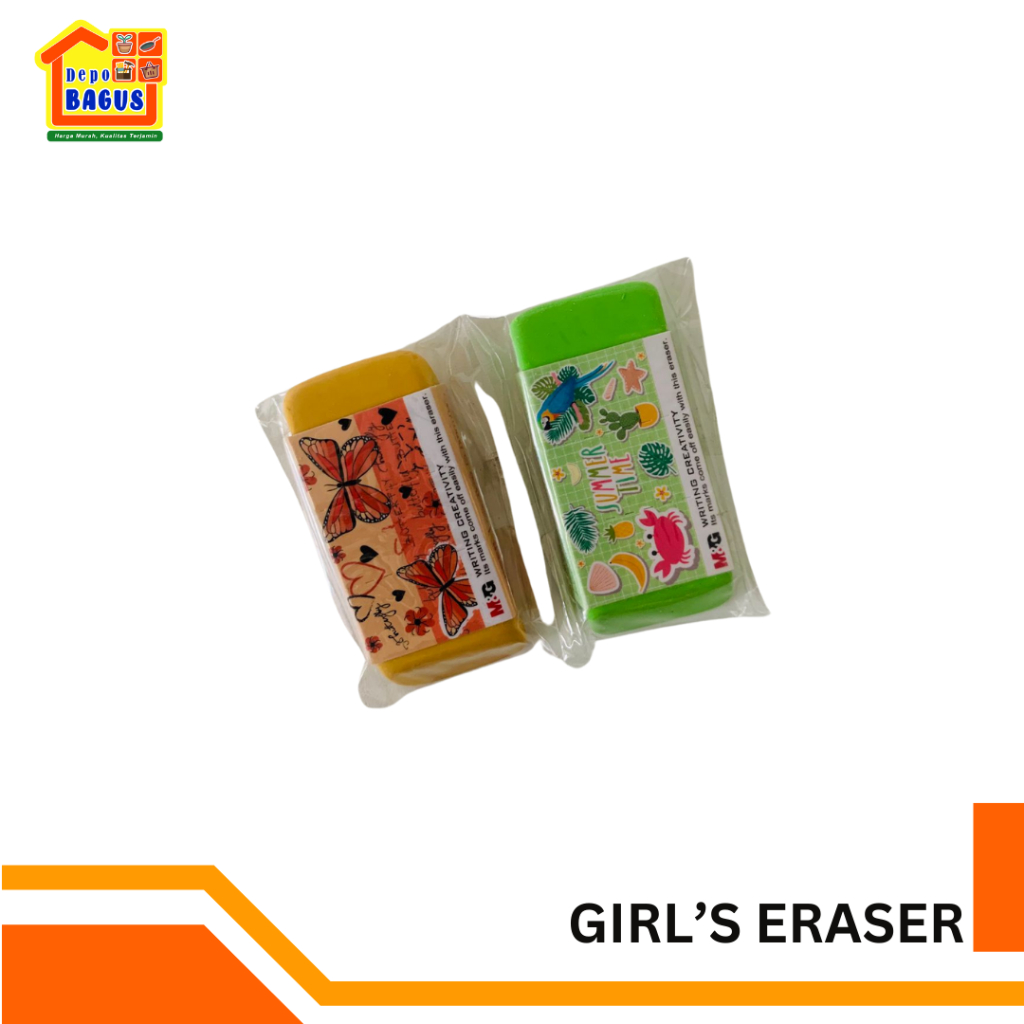 

Eraser Girl's 2 Color Eraser Karet Eraser Karakter