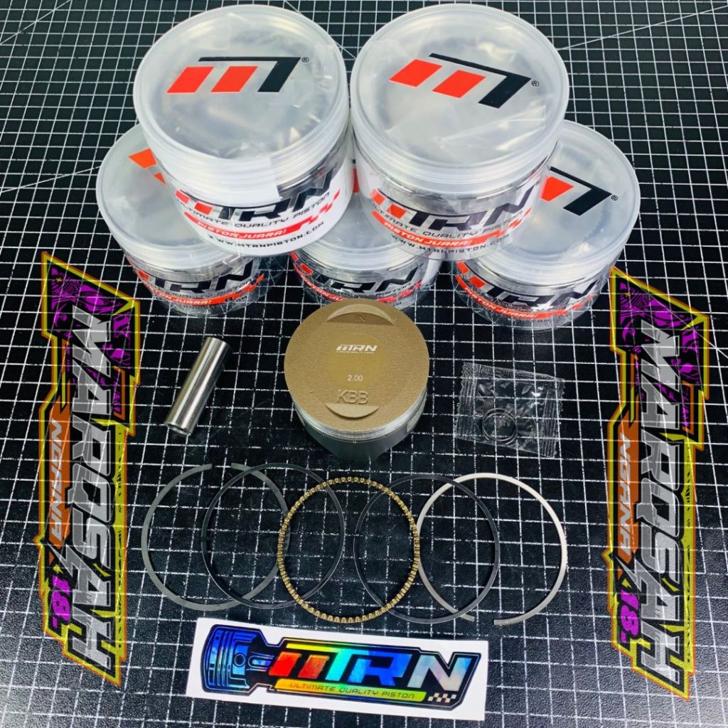 Piston Tiger Mitron X 65,5 Pin 15 Tiger GL MP Piston Mitron Oversize 200 Pin 15 MARQSAH RACING