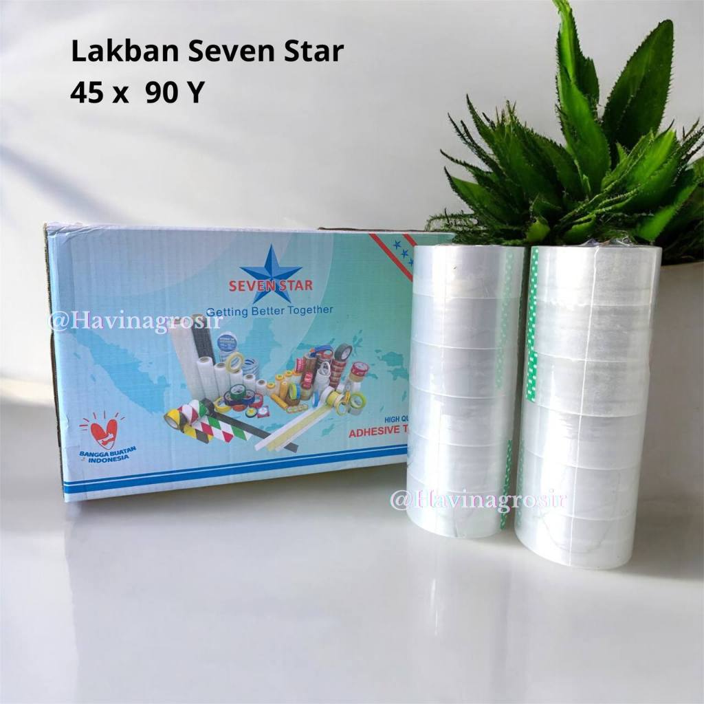 

Lakban Bening 90 Yard / Lakban Online Shop 45mm*90 yard *70yard 1 Slop
