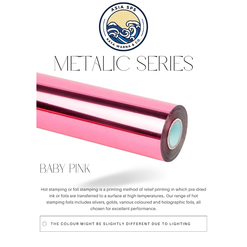 

Kertas Hot Stamping Foil BABY PINK