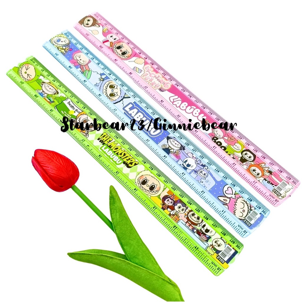 

Penggaris plastik motif beruang