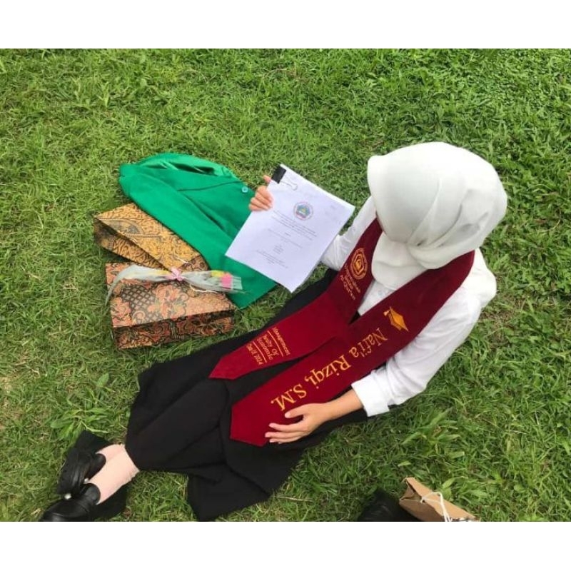 slempang kalung - slempang leher -  slempang wisuda - slempang murah