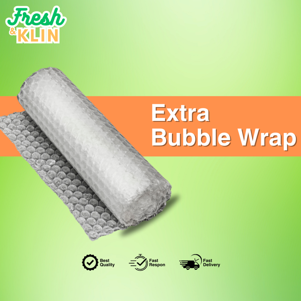 

FRESH & KLIN Extra Bubble Wrap Tambahan Untuk Packing Paket Lebih Aman Tebal