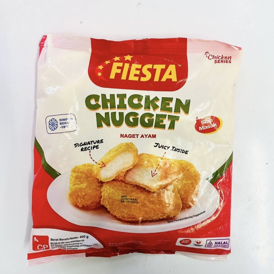 

FIESTA Chicken Nugget (Naget Ayam) | Fiesta Chicken Nugget 250g - 500g