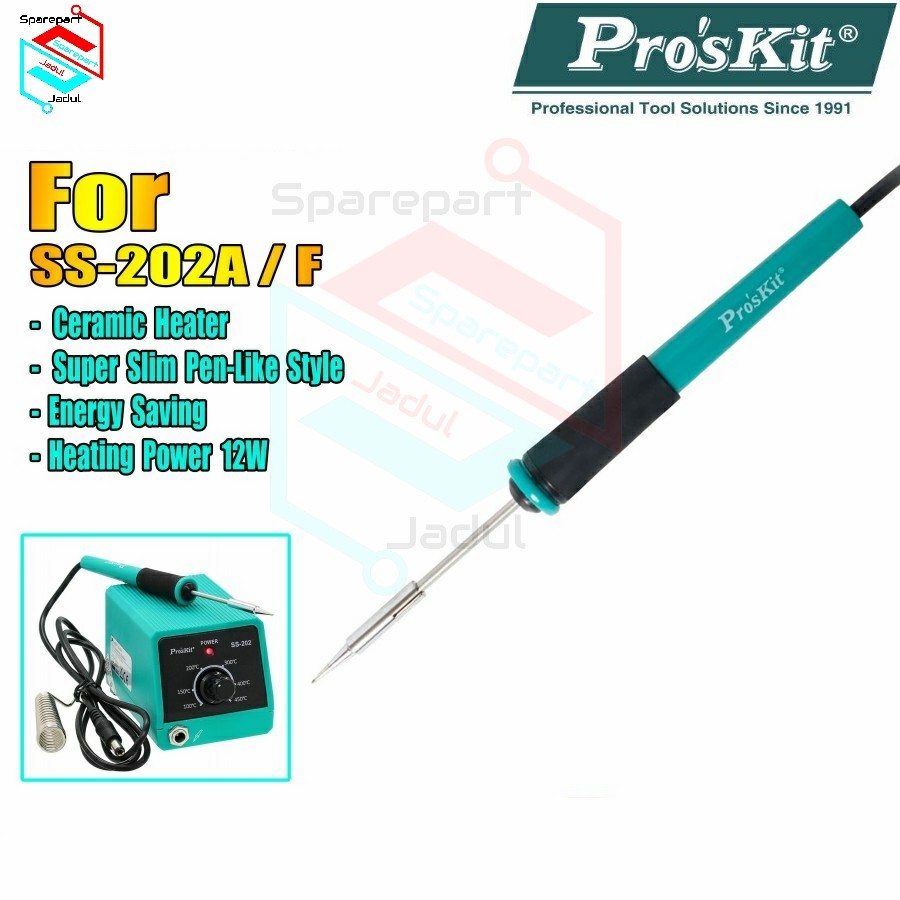 Gagang Solder Station MINI PRO'SKIT 9SS-202-SI Replacement iron ORI