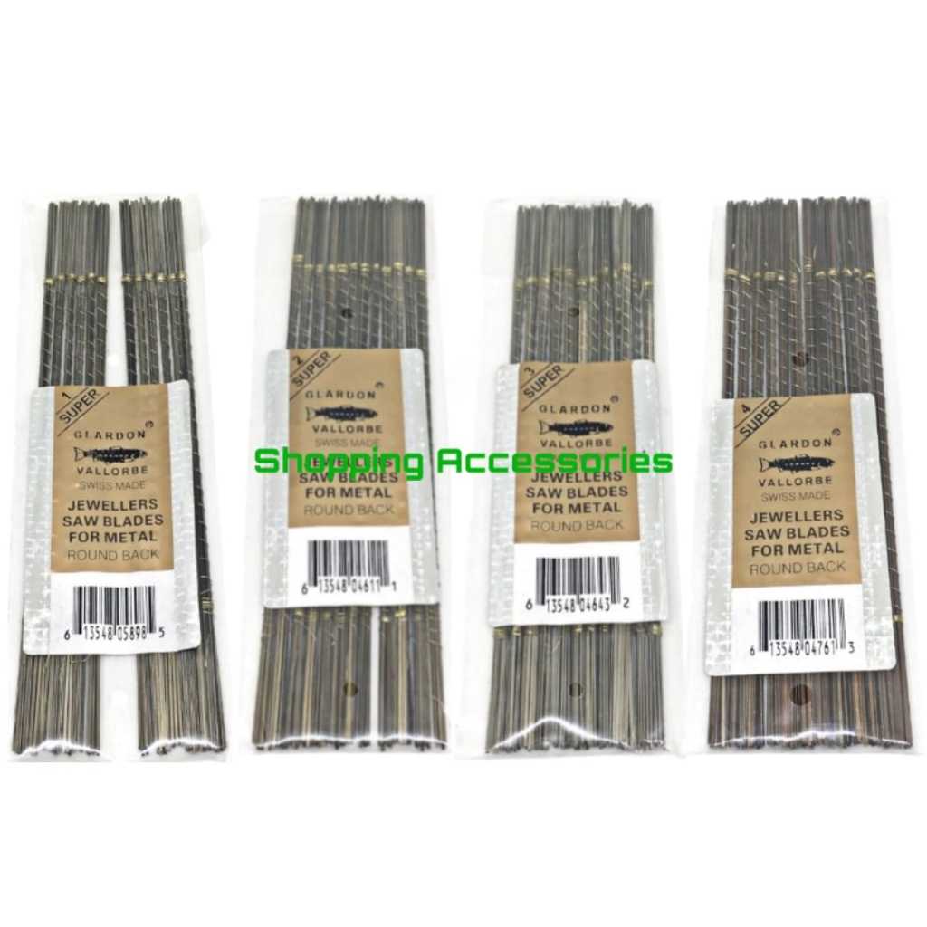 MATA GERGAJI EMAS GLARDON VALLORBE per lusin (12pcs)