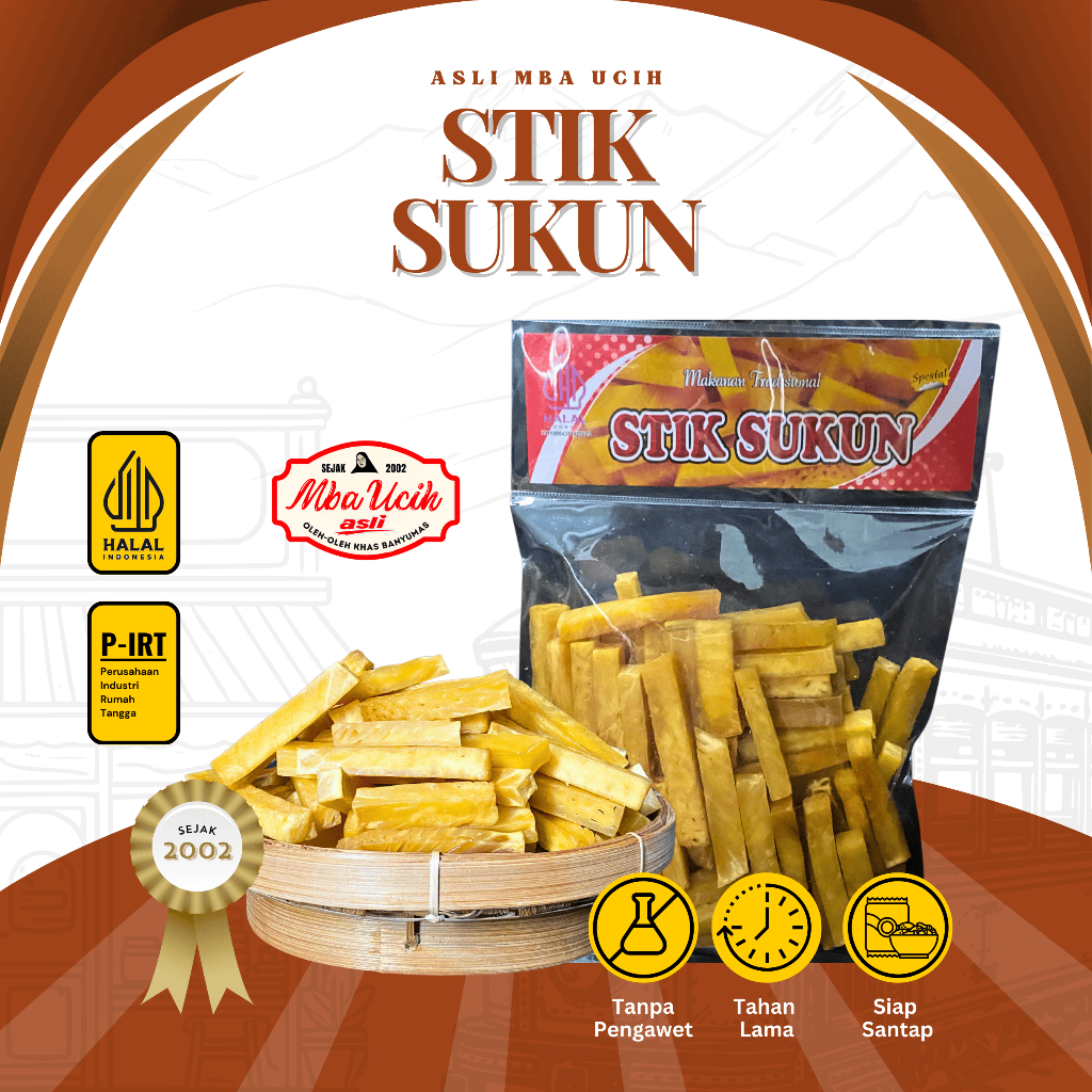 

Stik Sukun Asli Mba Ucih Oleh Oleh Khas Banyumas