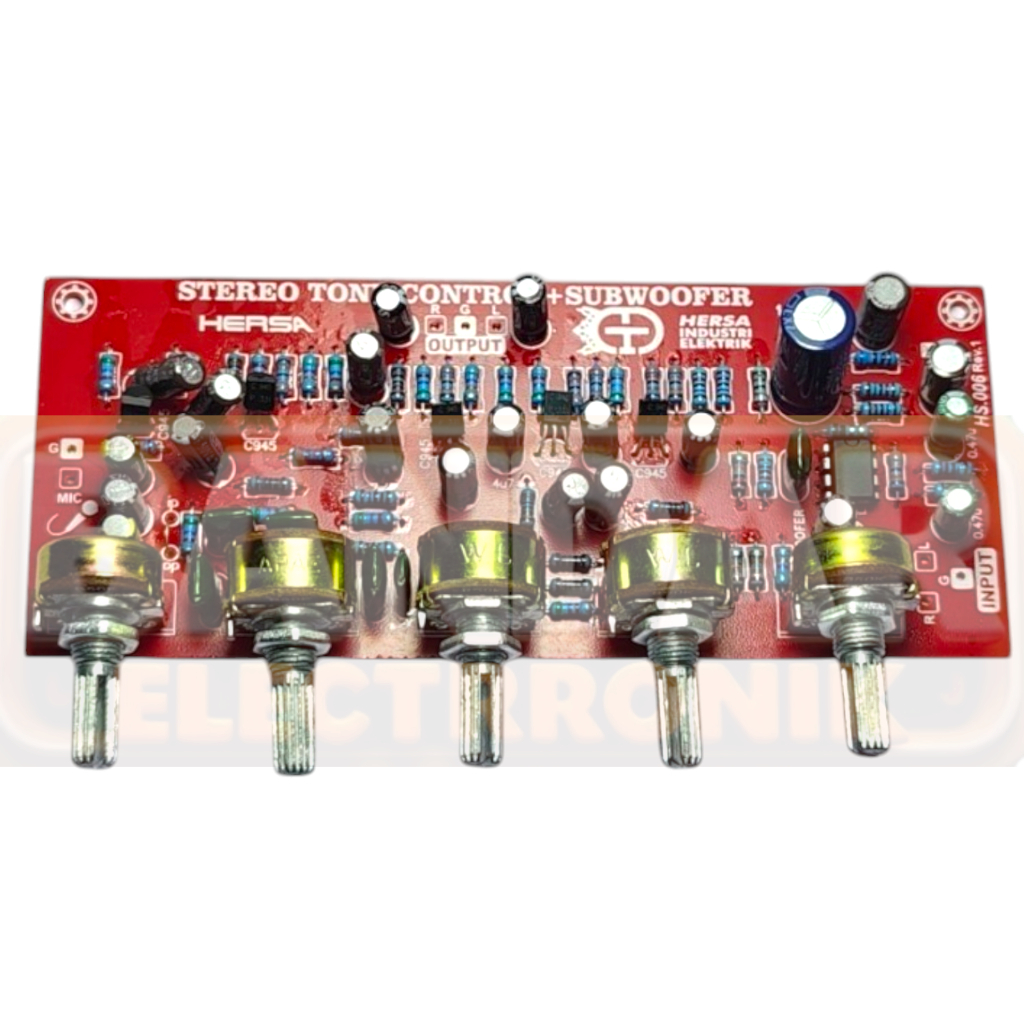 Tone control stereo subwoofer plus mic